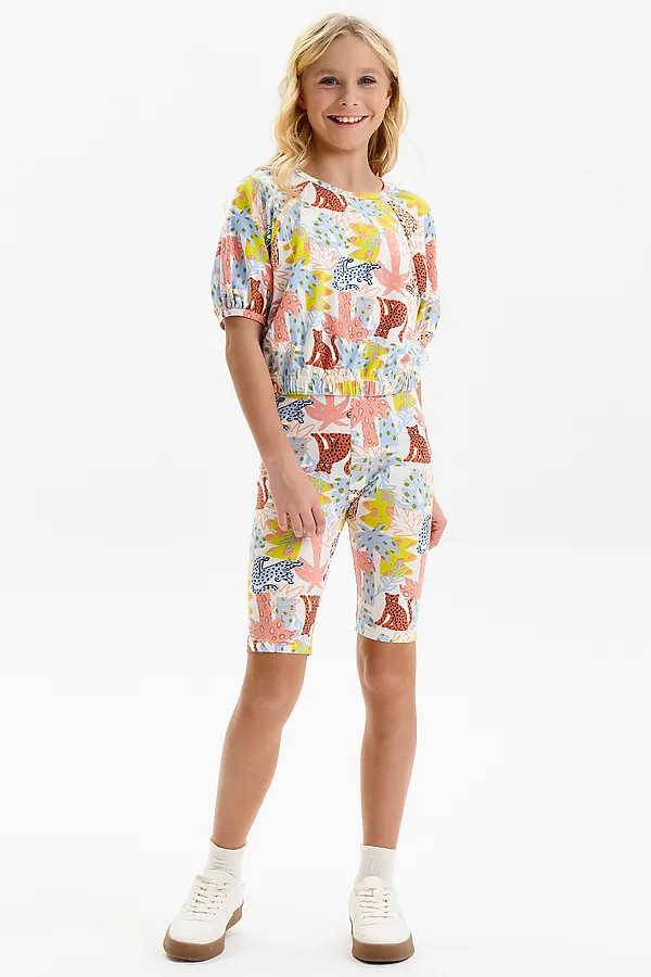 Шорты для девочек PELICAN, персиковый - фото 2