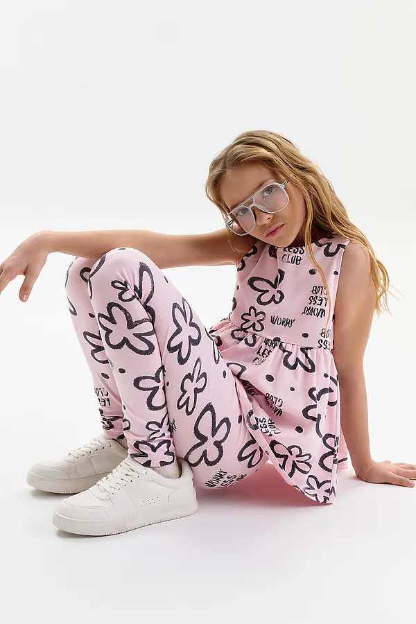 Брюки для девочек PELICAN, светло-розовый - фото 2