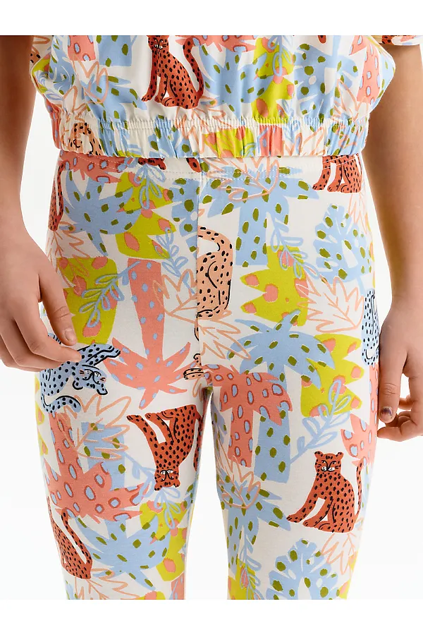 Брюки для девочек PELICAN, персиковый - фото 2