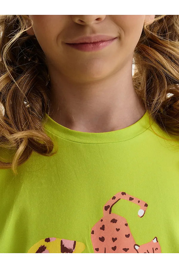 Пижама для девочек PELICAN, салатовый - фото 2