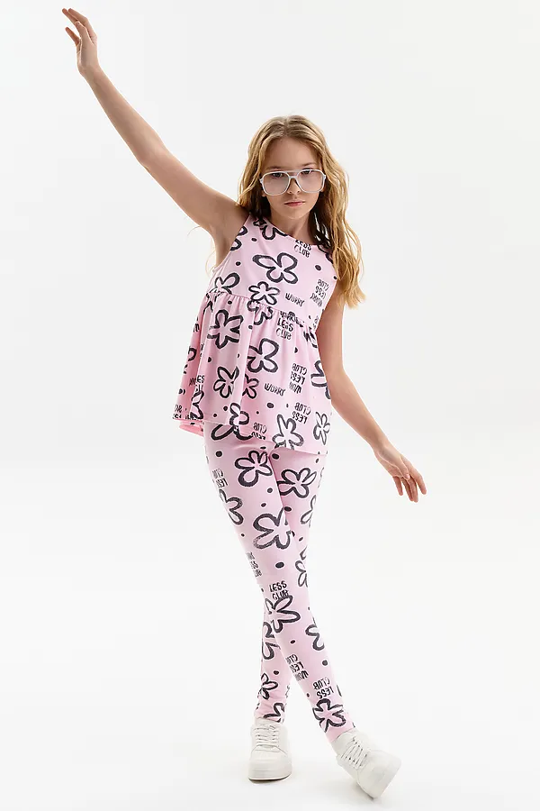 Майка для девочек PELICAN, светло-розовый - фото 2