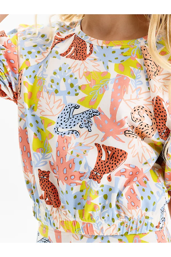 Футболка-топ для девочек PELICAN, персиковый - фото 2