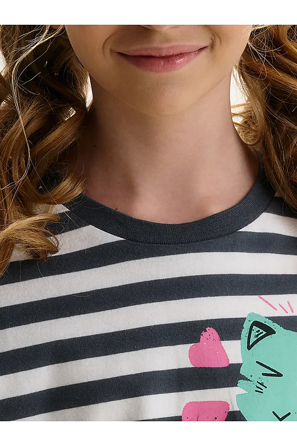 Пижама для девочек PELICAN, серый - фото 2