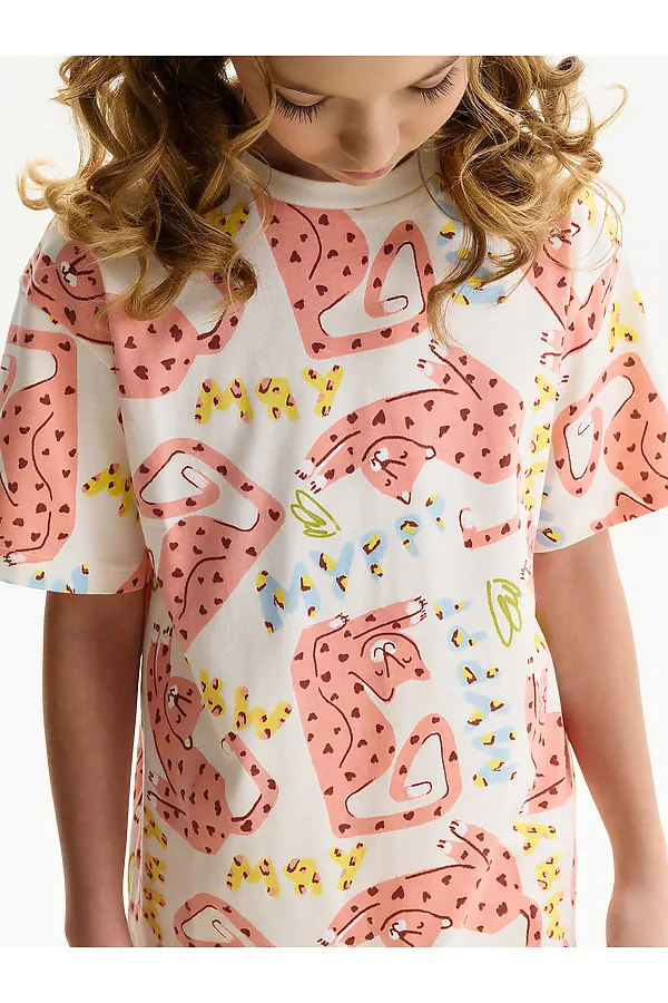 Пижама для девочек PELICAN, молочный - фото 2