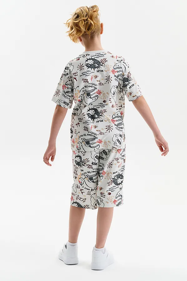 Футболка для мальчиков PELICAN, молочный - фото 2