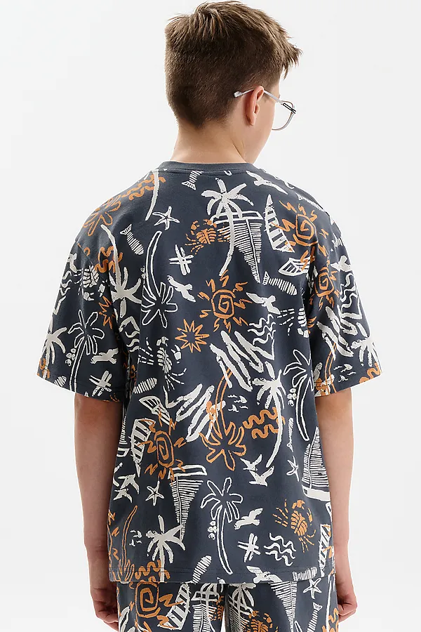 Футболка для мальчиков PELICAN, серый - фото 2