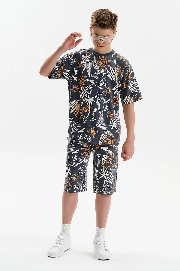 Футболка для мальчиков PELICAN, серый - фото 2