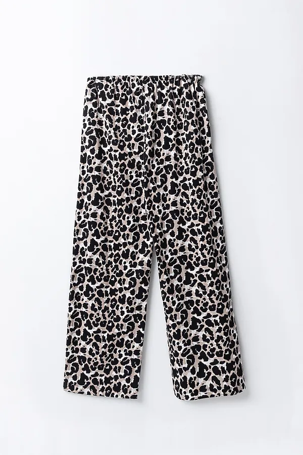 Брюки MARK FORMELLE, леопард на молочном - фото 2
