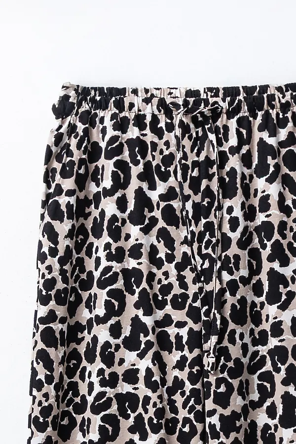 Брюки MARK FORMELLE, леопард на молочном - фото 2