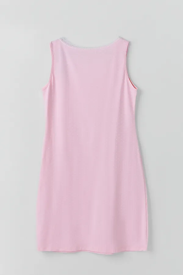 Сорочка ночная женская MARK FORMELLE, горошек на персиковом - фото 2