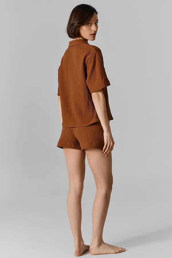 Костюм женский (жакет, шорты) MARK FORMELLE, миндальное печенье - фото 2