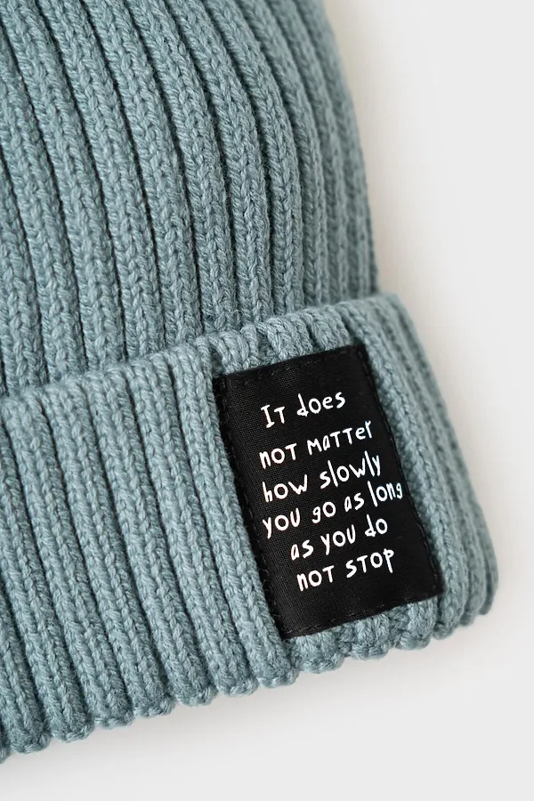 Шапка трикотажная для мальчиков PLAYTODAY, серый - фото 2