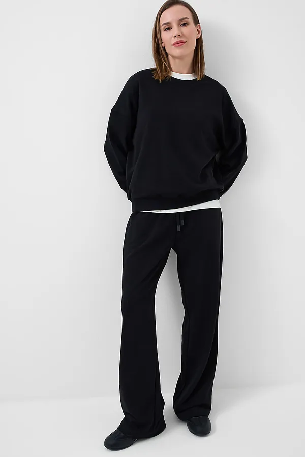 Брюки трикотажные для женщин PLAYTODAY, черный - фото 2