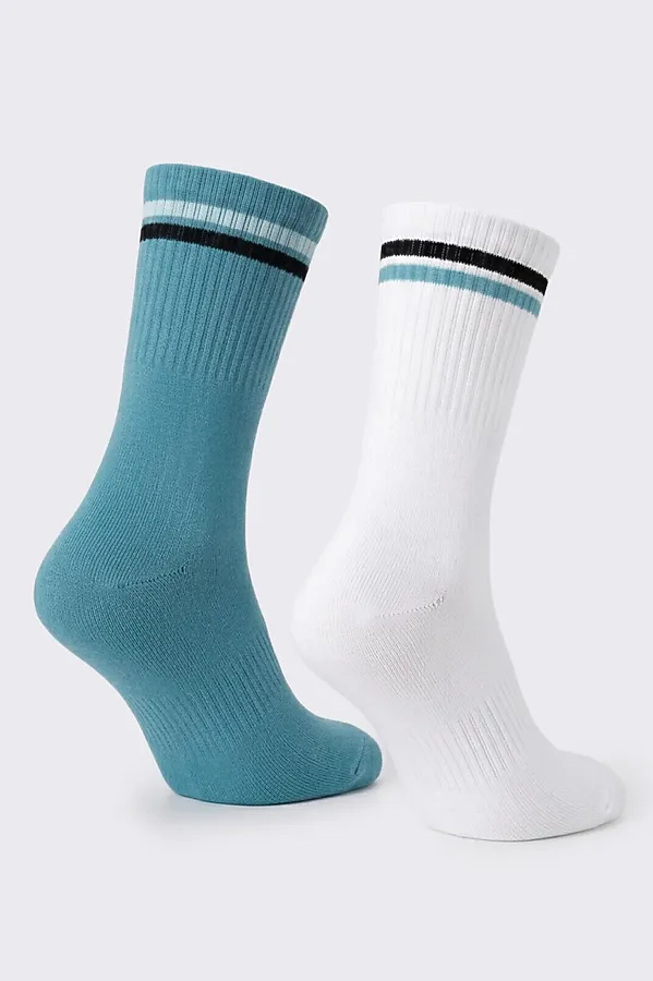 Гольфы трикотажные для девочек, 2 пары в комплекте PLAYTODAY, разноцветный - фото 2