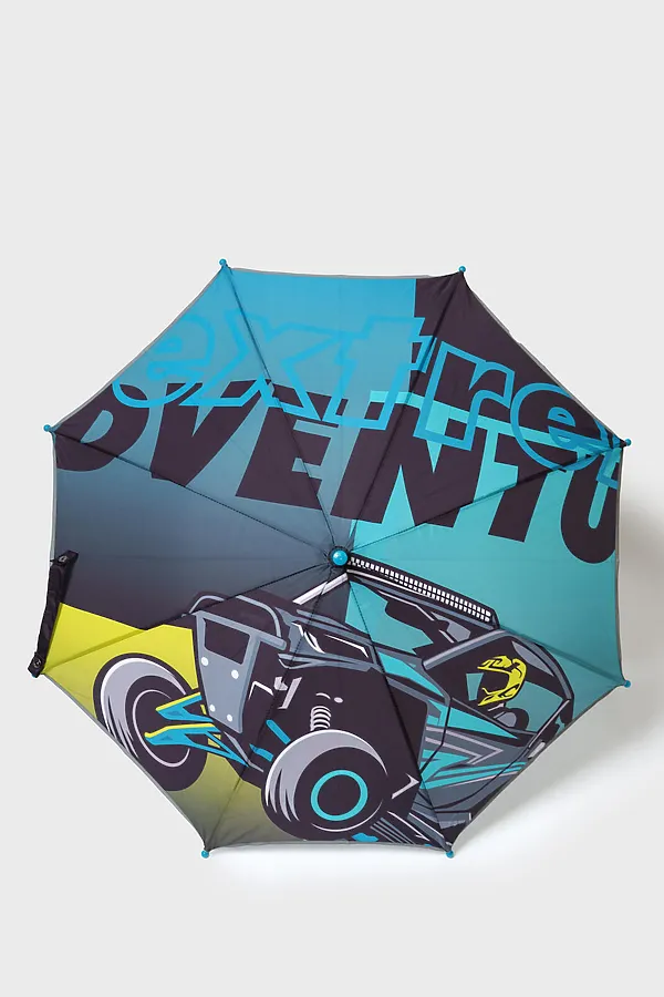 Зонт-трость для мальчиков PLAYTODAY, разноцветный - фото 2