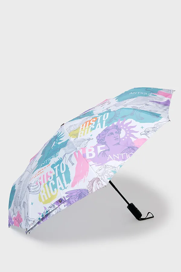 Зонт автоматический для девочек PLAYTODAY, разноцветный - фото 2