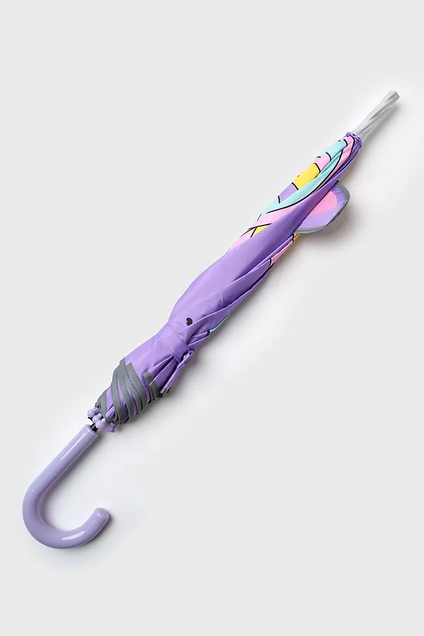 Зонт-трость для девочек PLAYTODAY, сиреневый - фото 2