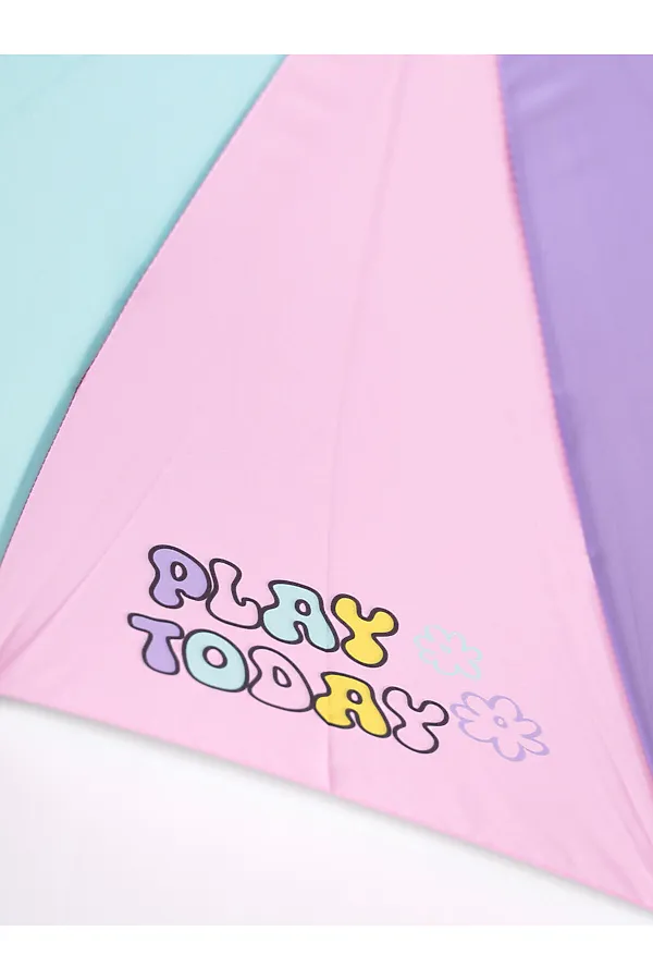 Зонт-трость для девочек PLAYTODAY, разноцветный - фото 2
