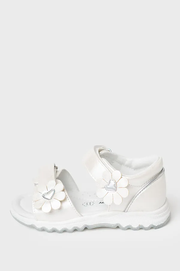 Туфли открытые для девочек PLAYTODAY, белый - фото 2