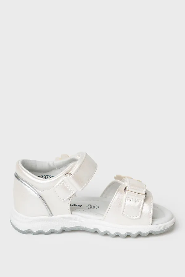 Туфли открытые для девочек PLAYTODAY, белый - фото 2