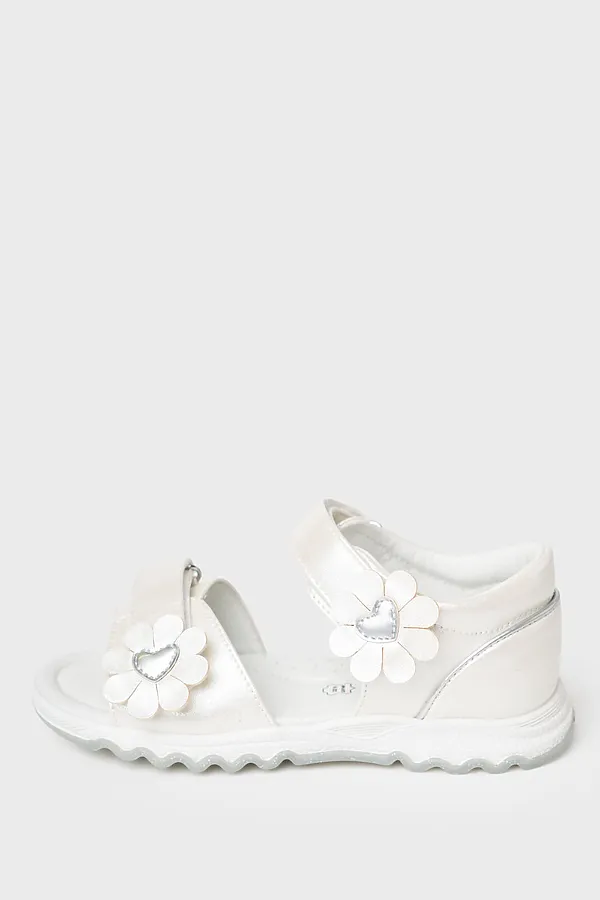 Туфли открытые для девочек PLAYTODAY, белый - фото 2