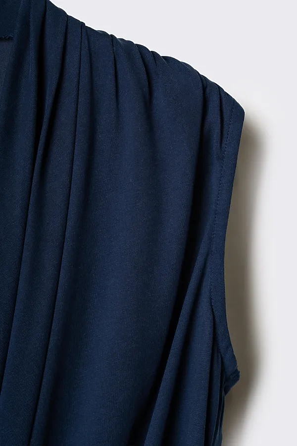 Топ трикотажный для женщин PLAYTODAY, тёмно-синий - фото 2