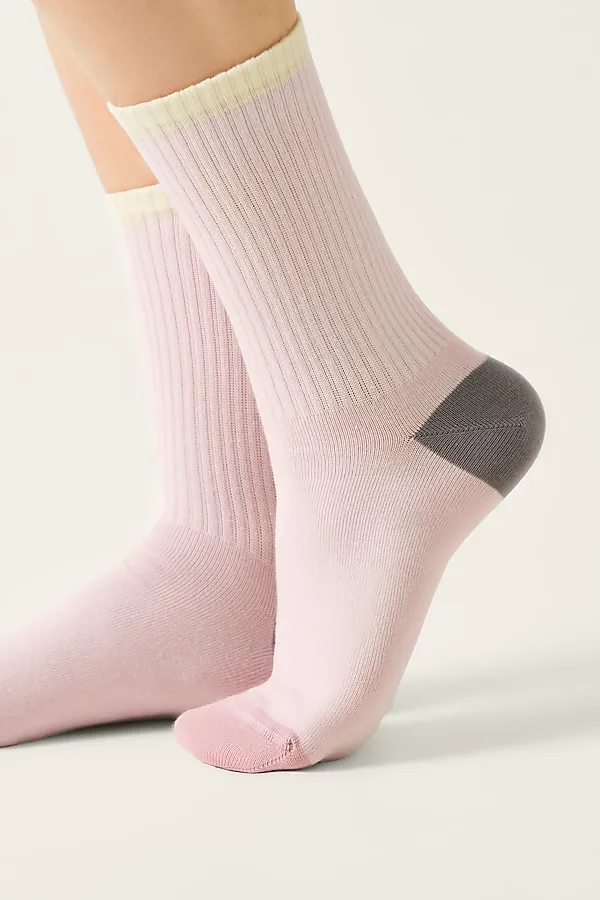 CONTE ACTIVE Удлиненные женские хлопковые носки CONTE ELEGANT, светло-розовый - фото 2