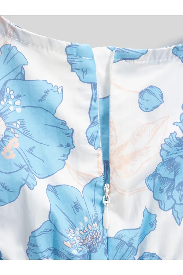 Платье ACOOLA, голубой принт - фото 2