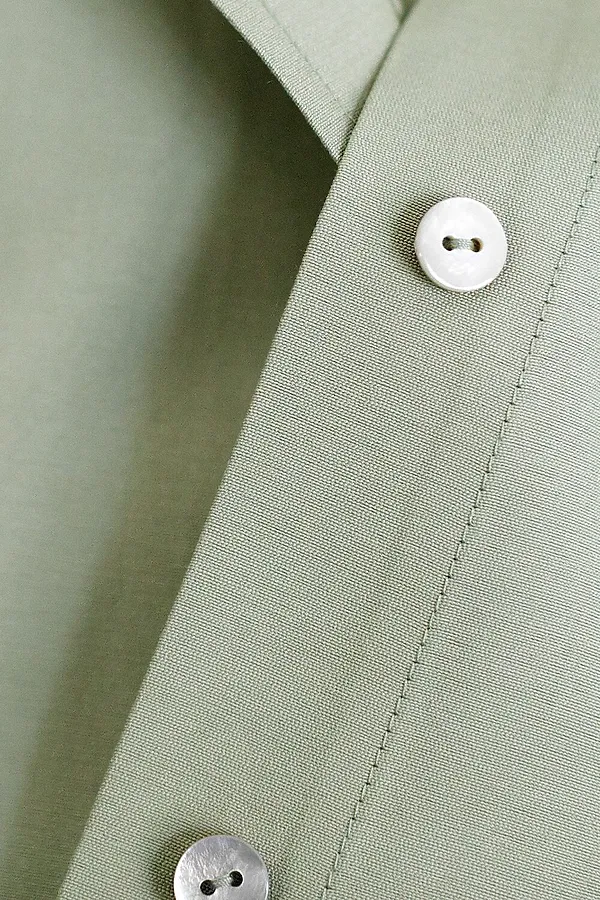 Блузка с широкими рукавами 3/4 из плотного лиоцелла VILATTE, зеленый чай - фото 2