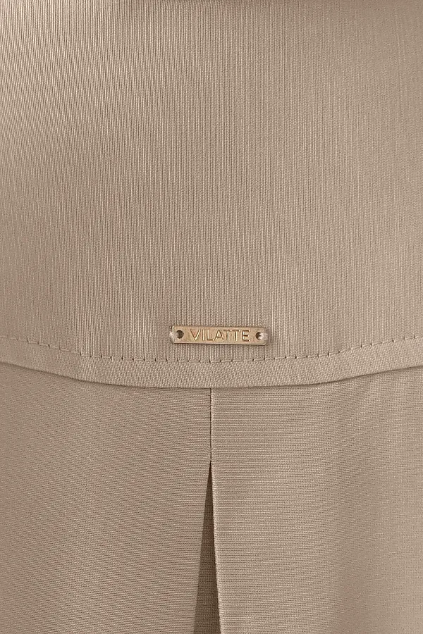 Блузка с широкими рукавами 3/4 из плотного лиоцелла VILATTE, светло-бежевый - фото 2
