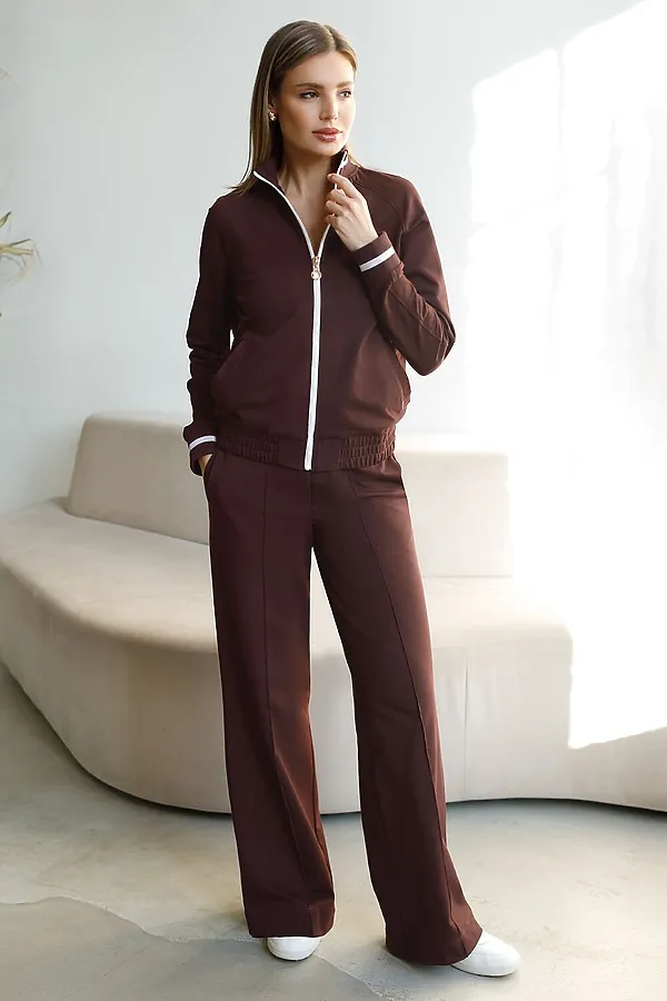 Брюки VILATTE, коричневый - фото 2