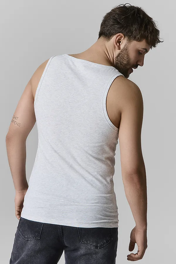 Майка мужская MARK FORMELLE, св.серый меланж 4306-а - фото 2