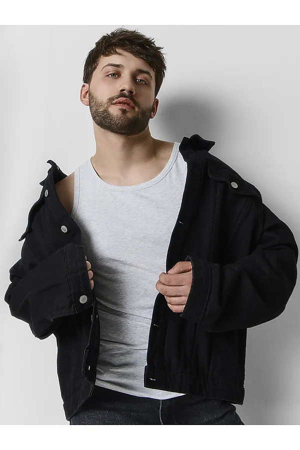 Майка мужская MARK FORMELLE, св.серый меланж 4306-а - фото 2