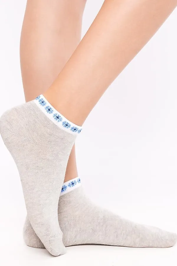 Носки женские MARK FORMELLE, св.серый меланж - фото 2