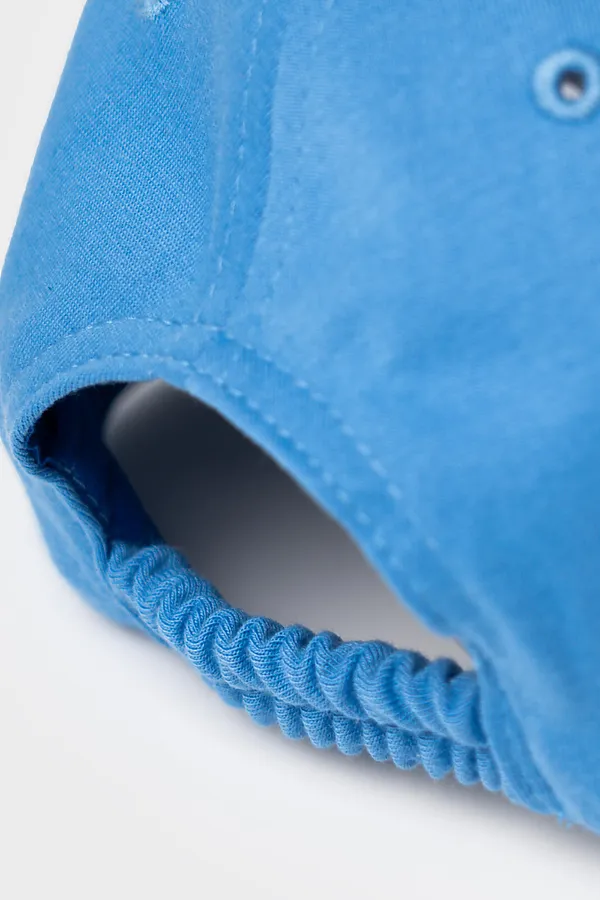 Кепка детская трикотажная для мальчиков PLAYTODAY, белый,сиреневый,голубой - фото 2