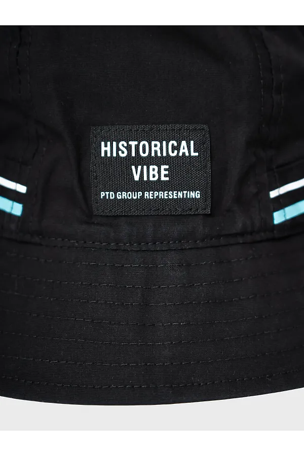 Панама текстильная для девочек PLAYTODAY, черный - фото 2