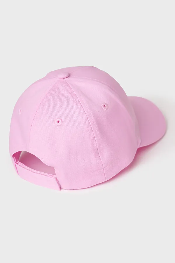 Кепка текстильная для девочек PLAYTODAY, розовый - фото 2