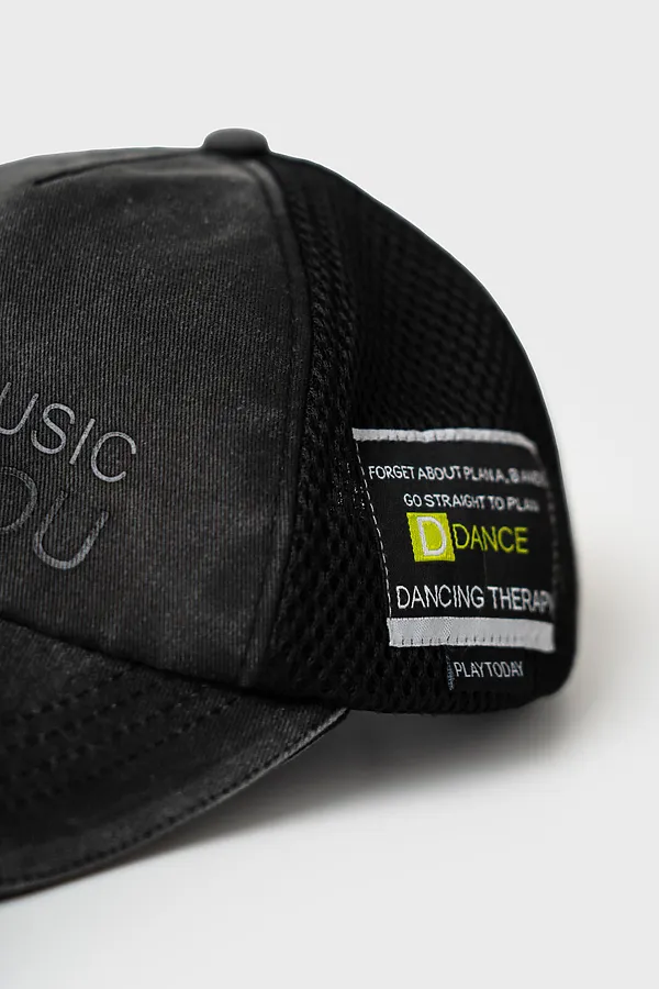 Кепка текстильная джинсовая для мальчиков PLAYTODAY, черный - фото 2