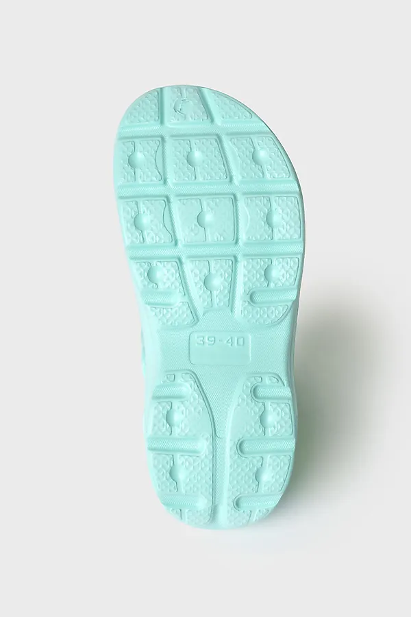 Сабо для девочек PLAYTODAY, светло-зеленый,белый - фото 2