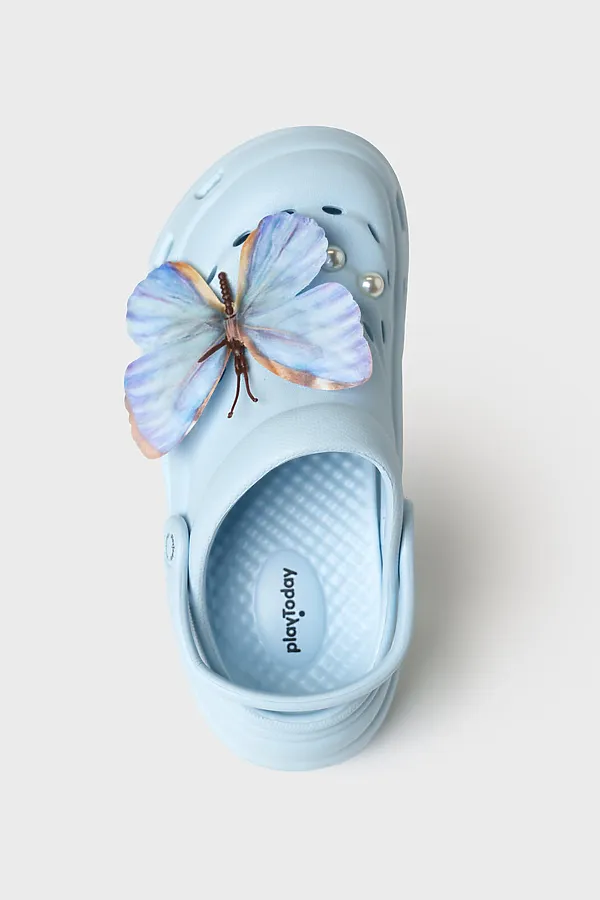 Сабо для девочек PLAYTODAY, голубой - фото 2
