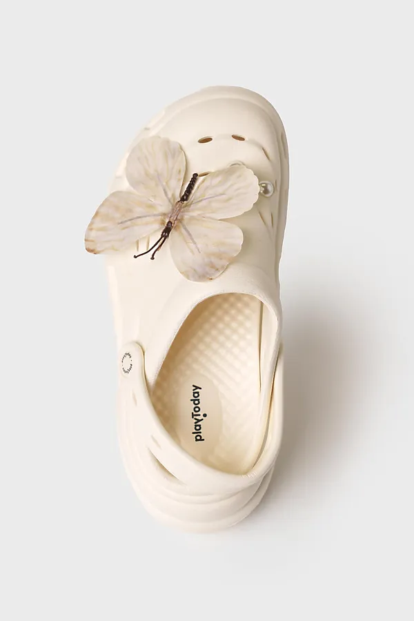 Сабо для девочек PLAYTODAY, бежевый - фото 2