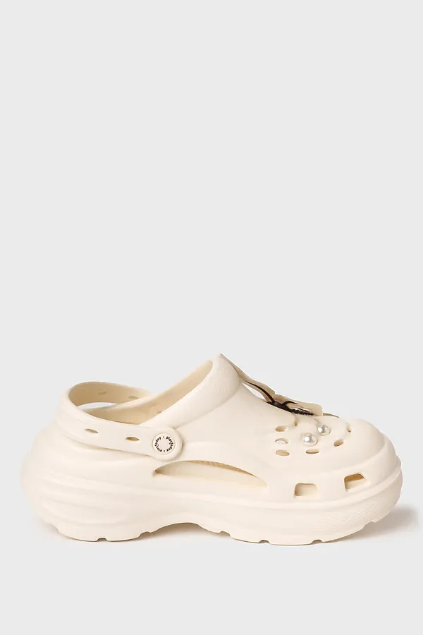 Сабо для девочек PLAYTODAY, бежевый - фото 2