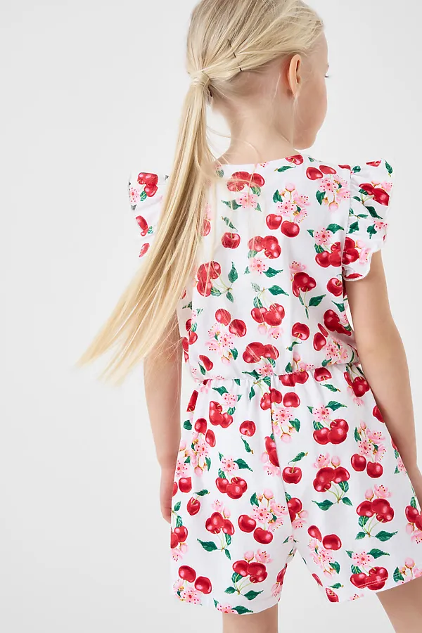 Комбинезон трикотажный для девочек PLAYTODAY, разноцветный - фото 2