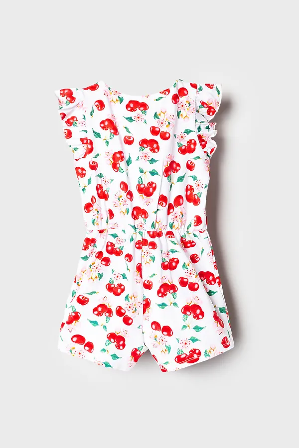 Комбинезон трикотажный для девочек PLAYTODAY, разноцветный - фото 2