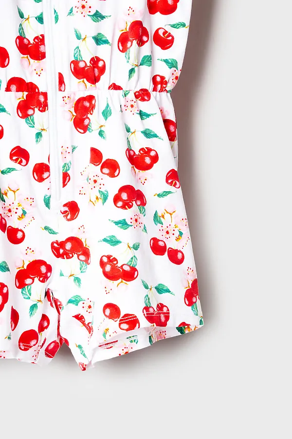 Комбинезон трикотажный для девочек PLAYTODAY, разноцветный - фото 2