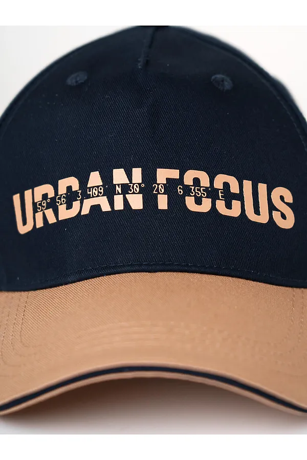 Кепка текстильная для мальчиков PLAYTODAY, тёмно-синий,бежевый - фото 2