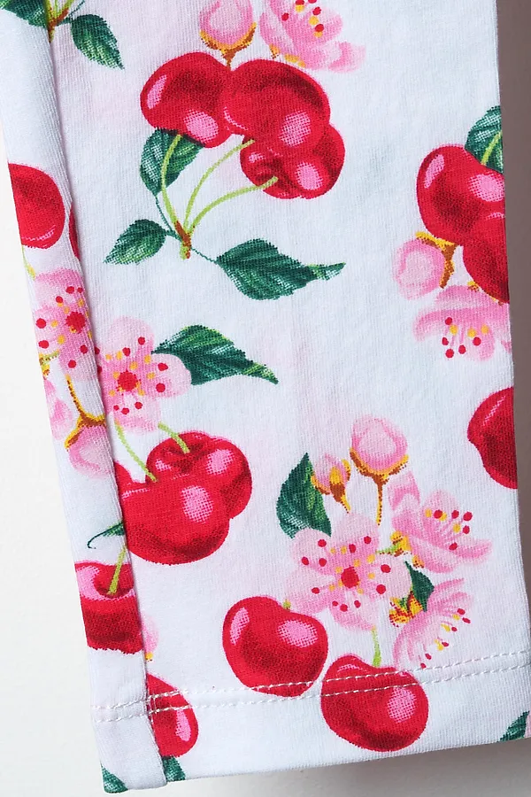 Комплект трикотажный для девочек: туника, брюки (легинсы) PLAYTODAY, разноцветный - фото 2