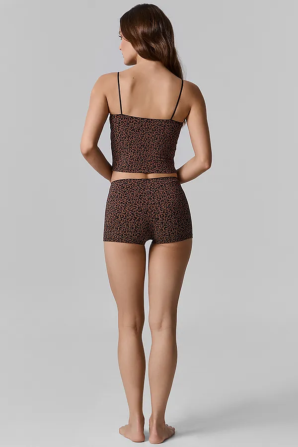 Комплект женский (топ, шорты) MARK FORMELLE, коричневый леопард - фото 2
