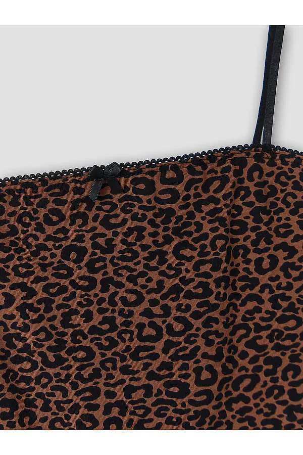 Комплект женский (топ, шорты) MARK FORMELLE, коричневый леопард - фото 2