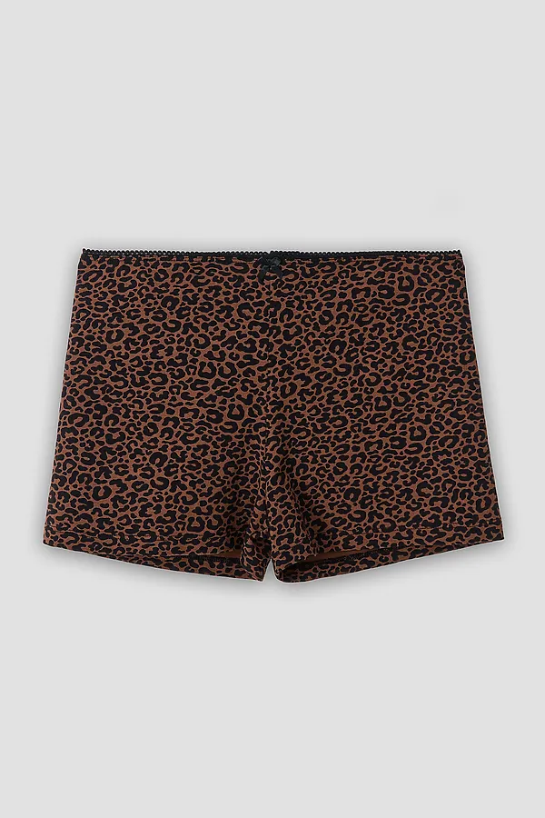 Комплект женский (топ, шорты) MARK FORMELLE, коричневый леопард - фото 2